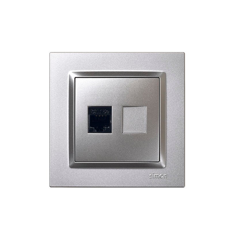 RJ45 CAT.5E Aluminio Simon 10