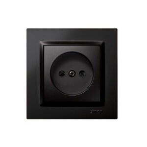 Enchufe Bipolar Negro Simon 10