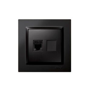 Toma Teléfono Negro Simon 10