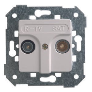Toma R-tv+sat Int Bl Simon 27 Blanco