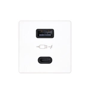 Cargador A+c 30 W Bl Simon 27 Blanco