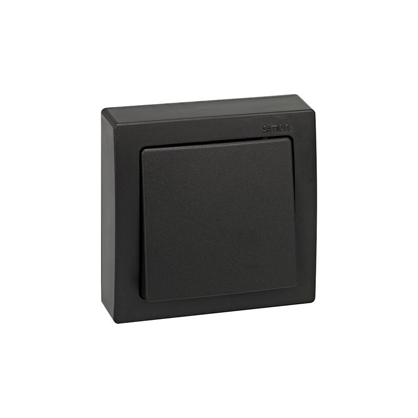 Conmutador Gf Simon 73 Loft Negro