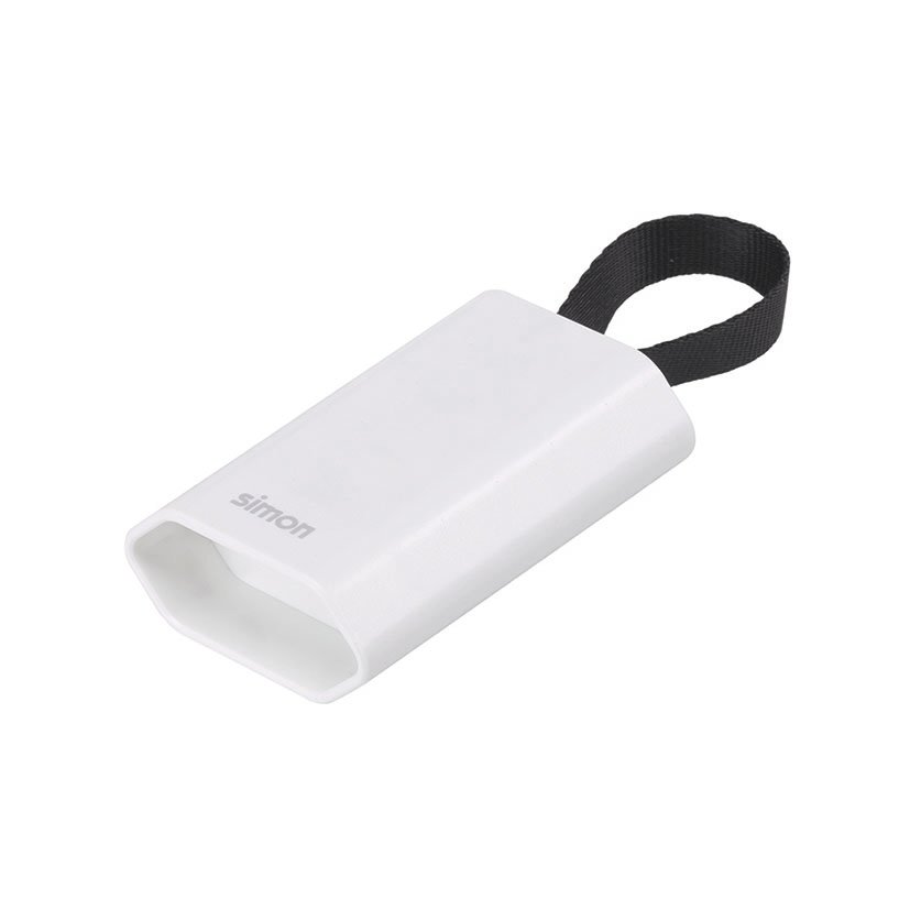 Base Móvil 10A Simon Plug Blanco