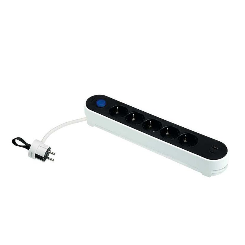 B.múltiple 5t+2usb Simon Plug