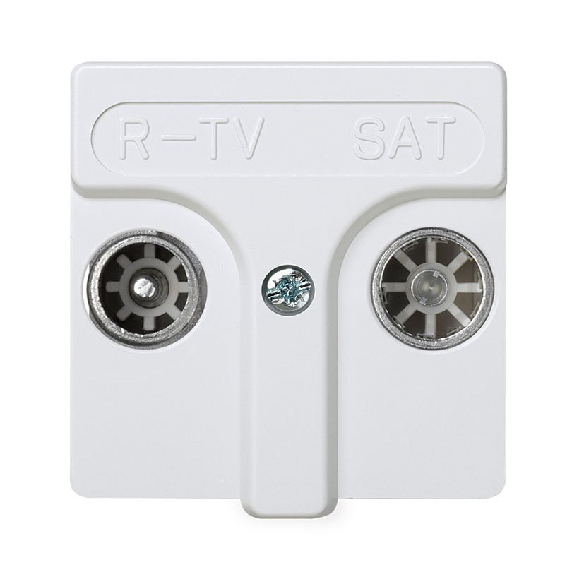 Toma R-tv+sat Int Bl Simon 27 Blanco - Imagen 2