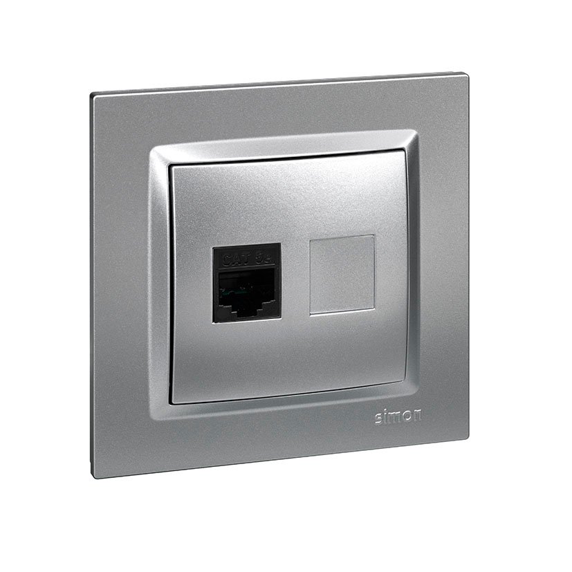 RJ45 CAT.5E Aluminio Simon 10 - Imagen 2
