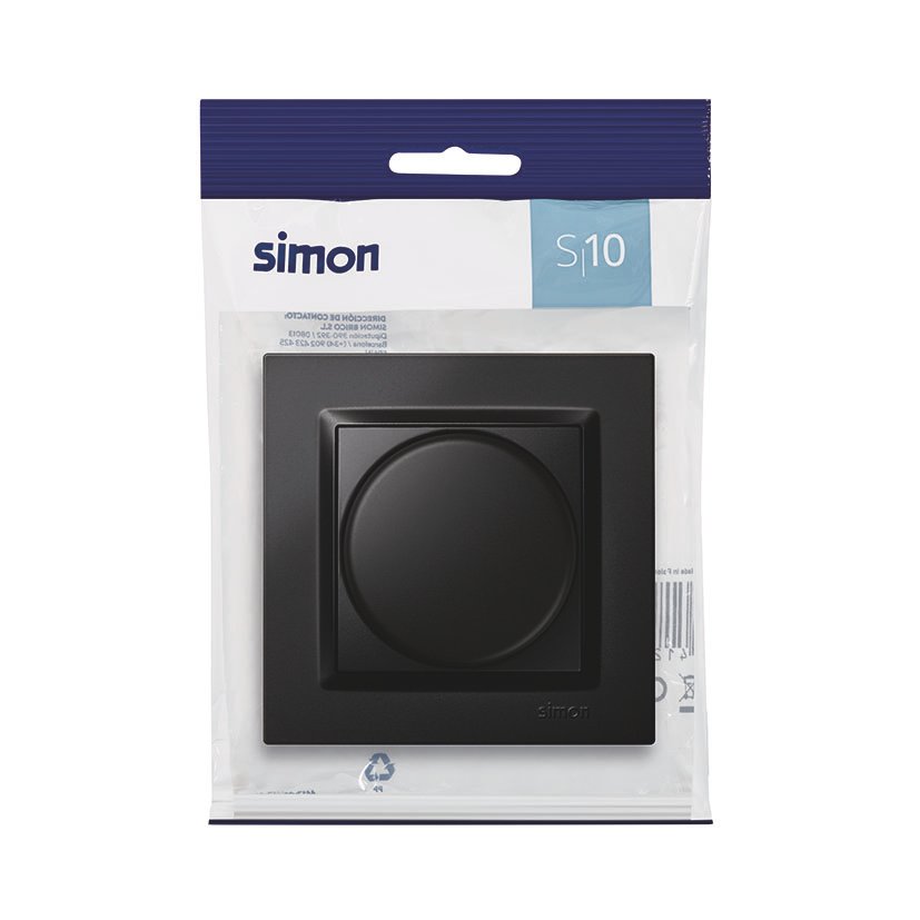 Regulador LED Negro Simon 10 - Imagen 3